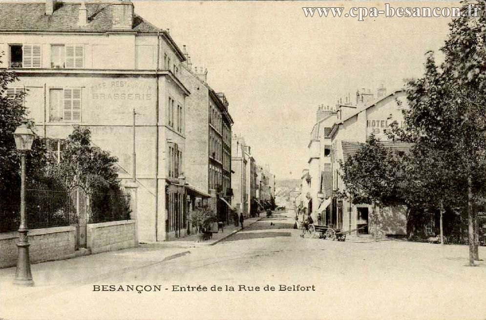 BESANÇON - Entrée de la Rue de Belfort